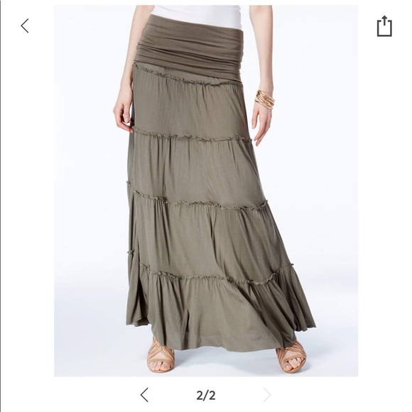 I.N.C. INTERNATIONAL CONCEPT TIERED DRESS/SKIRT - Picture 7 of 7